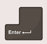 Die Enter-Taste.